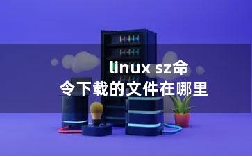 linux sz命令下载的文件在哪里